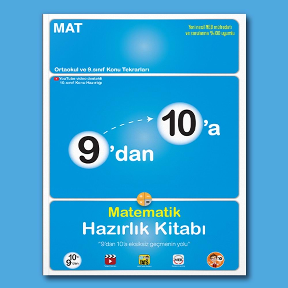 TONGUÇ 9 DAN 10 A MATEMATİK HAZIRLIK KİTABI