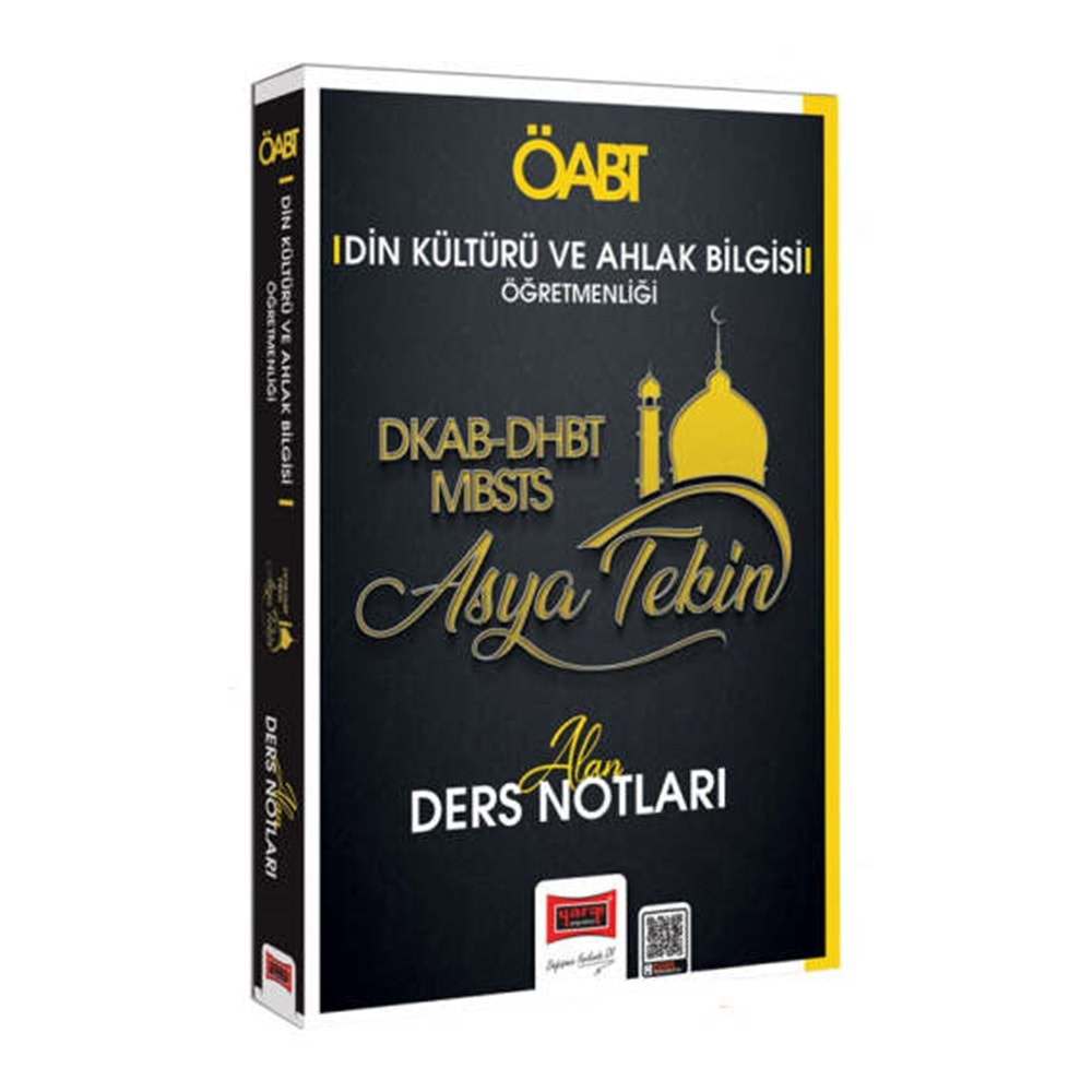 YARGI KPSS ÖABT 2024 DİN KÜLTÜRÜ VE AHLAK BİLGİSİ ÖĞRETMENLİĞİ DHBT-DKAB-MBSTS ALAN DERS NOTLARI