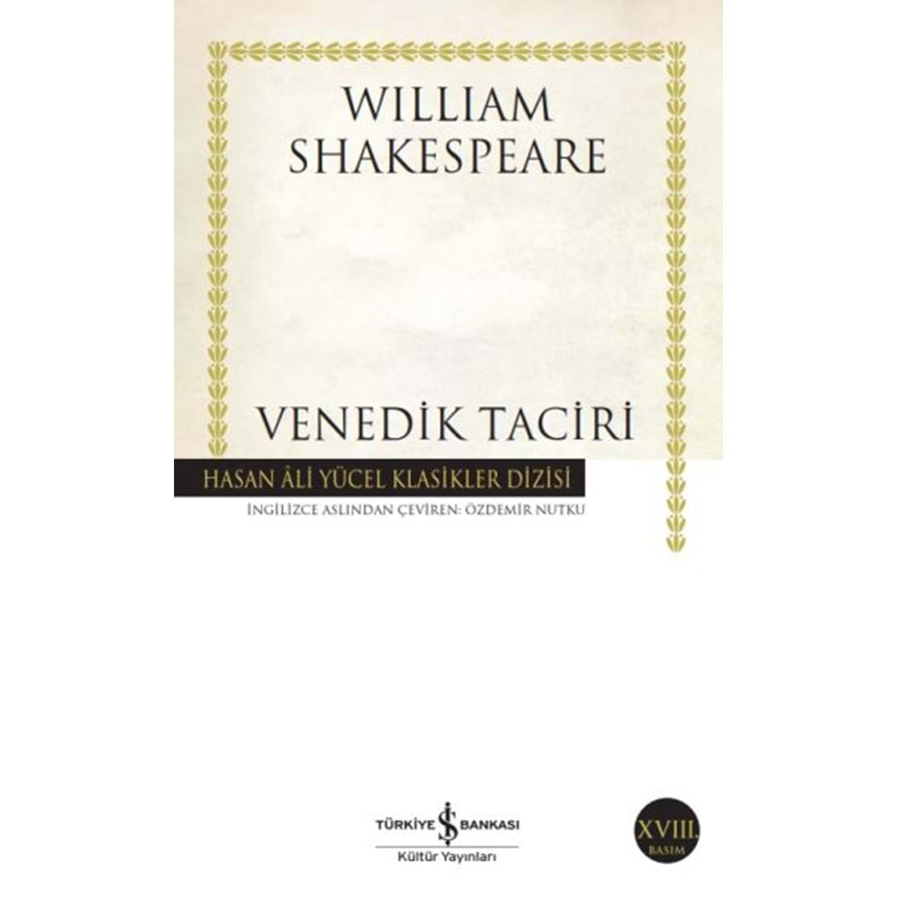 VENEDİK TACİRİ-WILLIAM SHAKESPEARE-İŞ BANKASI