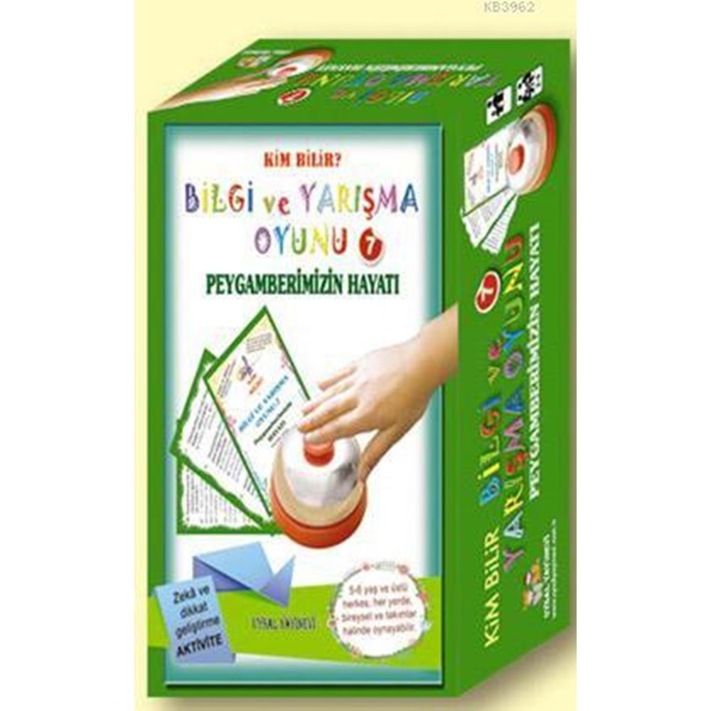 BİLGİ VE YARIŞMA OYUNU-7-PEYGAMBERİMİZİN HAYATI;KİM BİLİR?-UYSAL YAYINEVİ