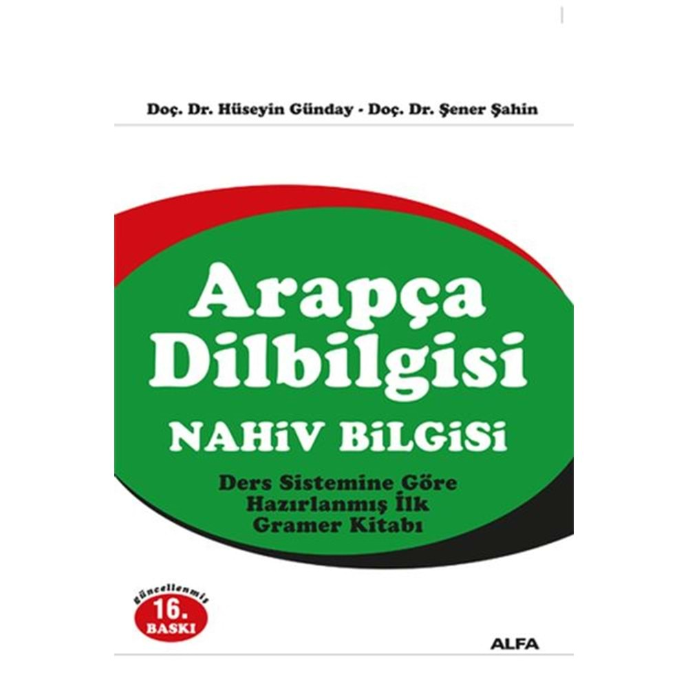 ARAPÇA DİLBİLGİSİ NAHİV BİLGİSİ-ALFA