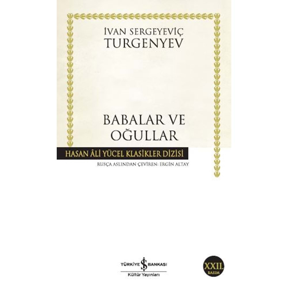 BABALAR VE OĞULLAR-IVAN TURGENYEV-İŞ BANKASI