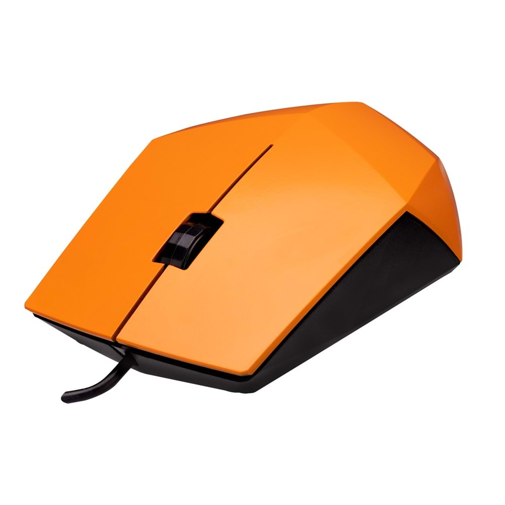 EVEREST SM-201 USB TURUNCU 1200DPİ OPTİK KABLOLU MOUSE