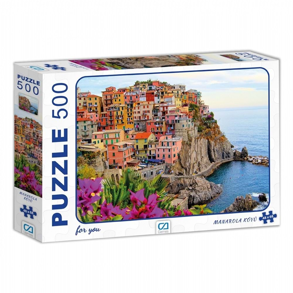 CA GAMES PUZZLE 500 PARÇA MANAROLA KÖYÜ-CA.7505