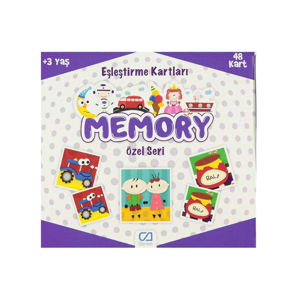 CA GAMES /ÖZEL SERİ MEMORY EŞLEŞTİRME KARTLARI CA.5039