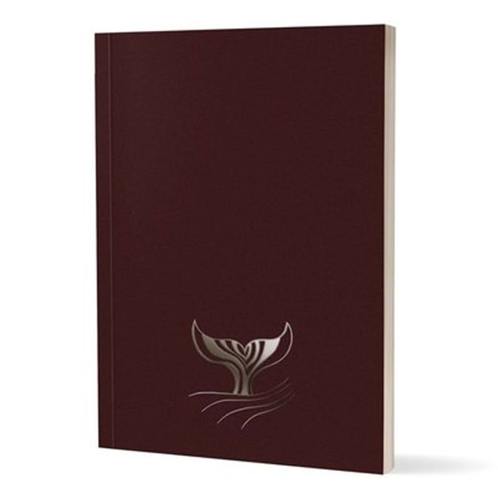 KALİPSO KREATİF 11*15 BORDO BALİNA ÇİZGİSİZ BUTİK DEFTER