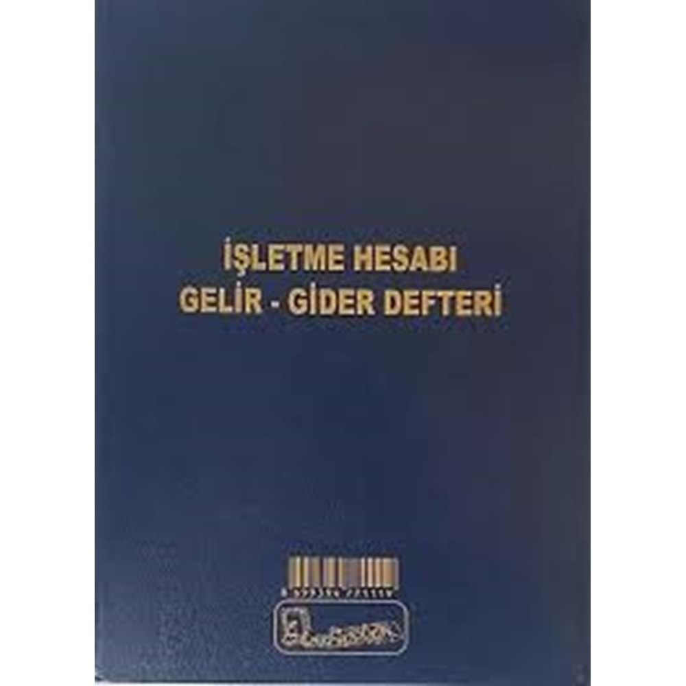 KOCAOLUK GELİR GİDER DEFTERİ A/4 CİLTLİ