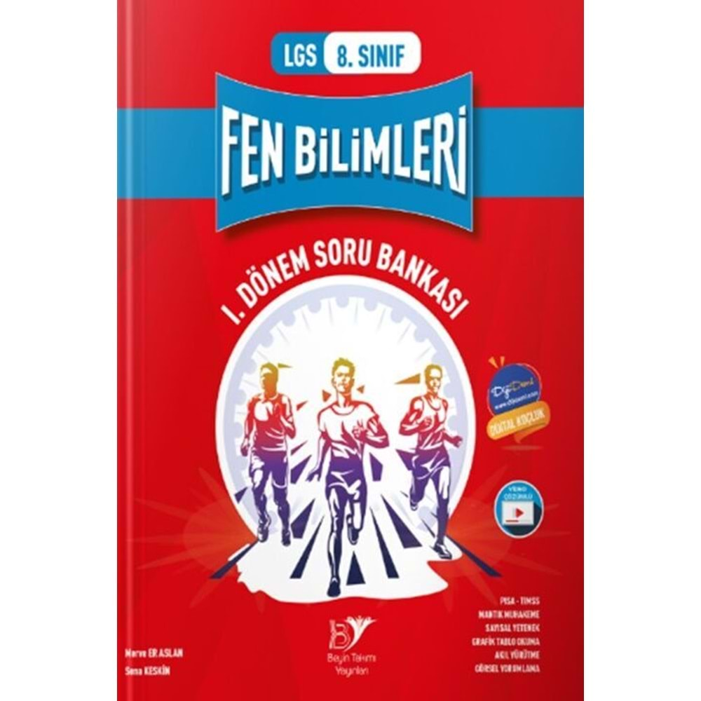 BEYİN TAKIMI 8.SINIF LGS 1.DÖNEM FEN BİLİMLERİ SORU BANKASI ÖZEL BASKI