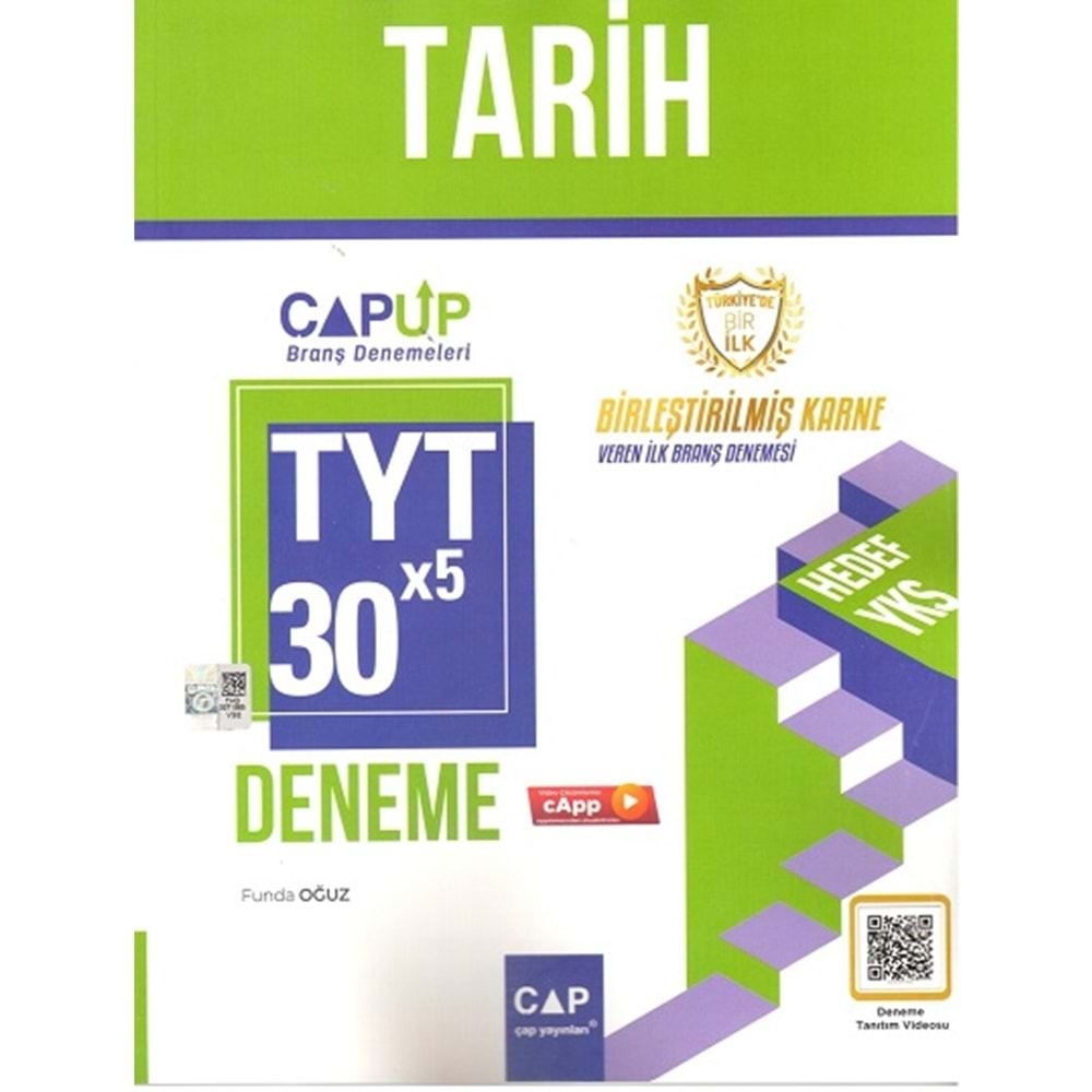 ÇAP TYT TARİH 30*5 UP DENEME-2024