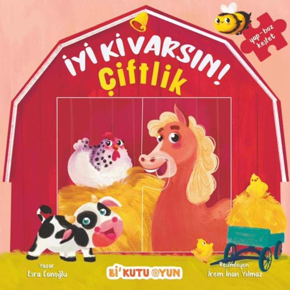 İYİ Kİ VARSIN! ÇİFTLİK YAPBOZLU KİTAP-HALİL İBRAHİM ÖZTÜRK-Bİ KUTU OYUN