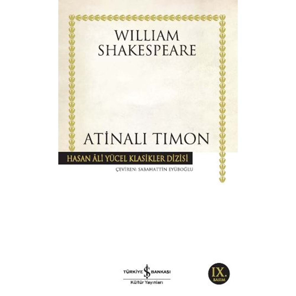 ATİNALI TİMON-WILLIAM SHAKESPEARE-İŞ BANKASI