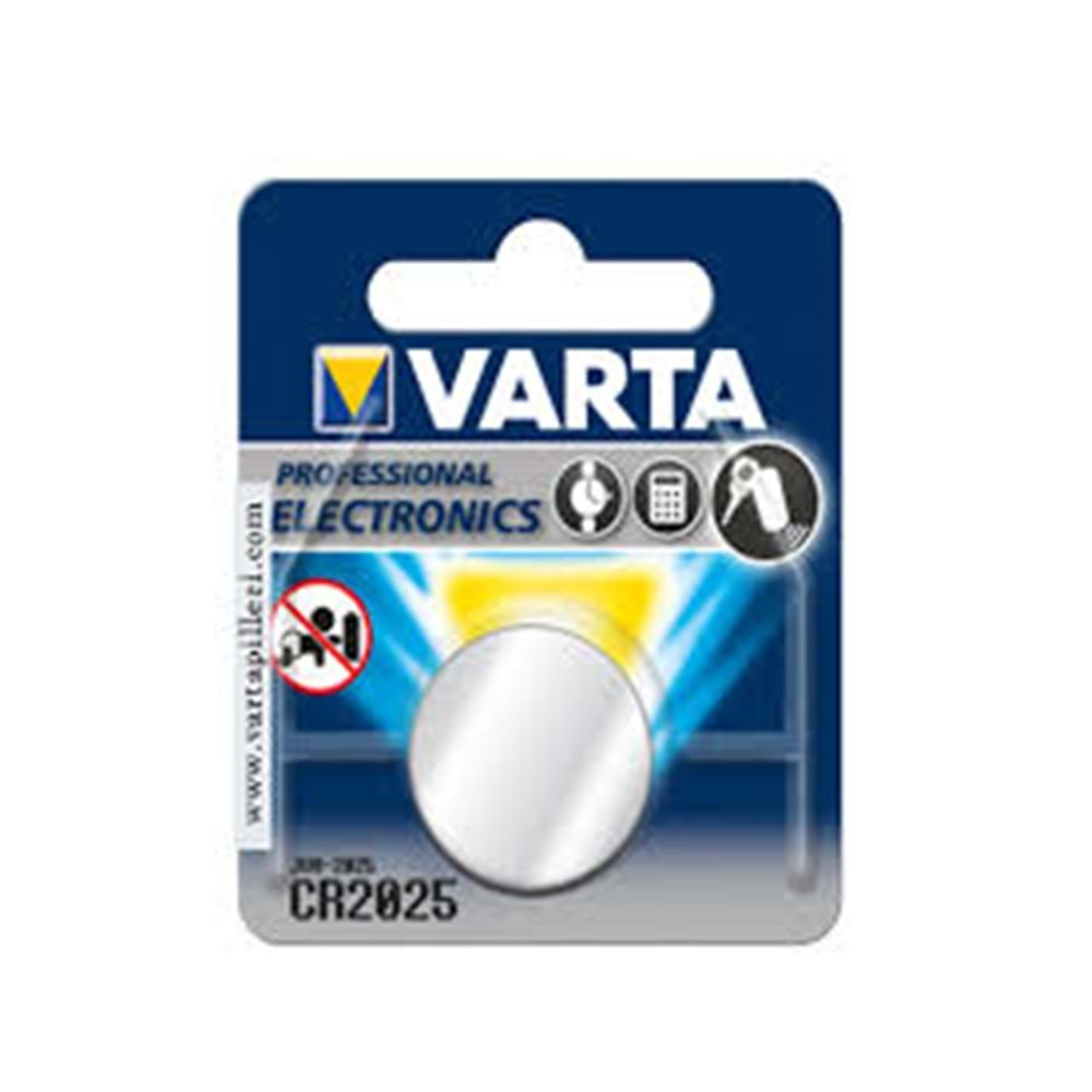 VARTA CR2025 ALKALİN PİL YUVARLAK BÜYÜK