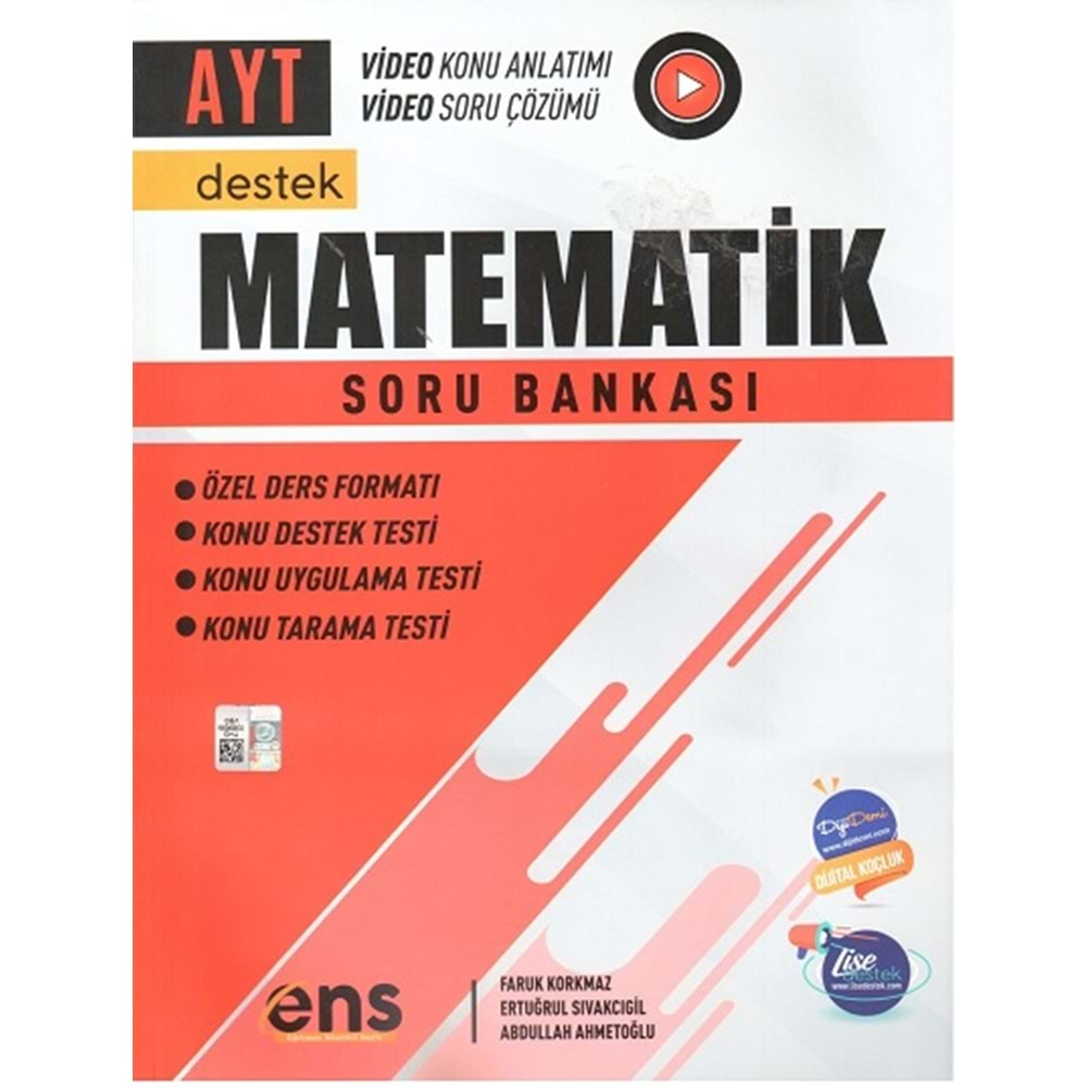 ENS DESTEK AYT MATEMATİK SORU BANKASI-2025