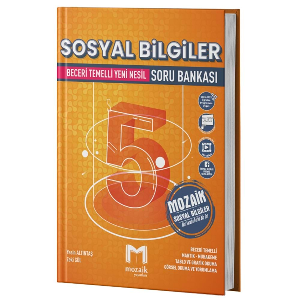 MOZAİK 5.SINIF SOSYAL BİLGİLER SORU BANKASI-2025