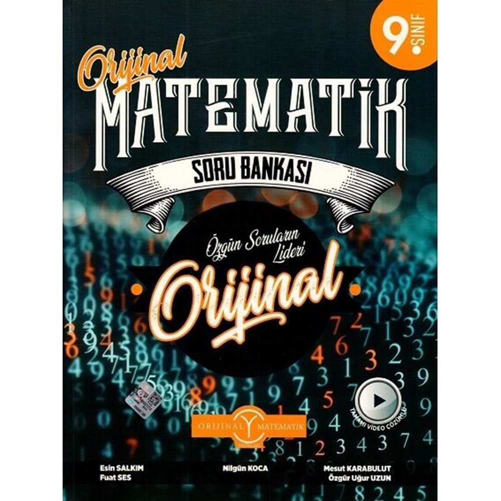 ORİJİNAL 9.SINIF MATEMATİK SORU BANKASI-2024