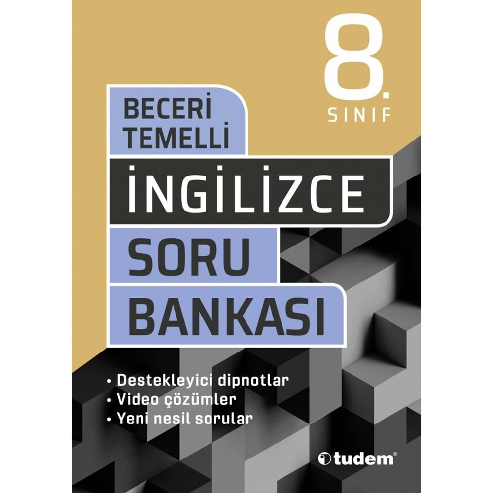 TUDEM 8.SINIF BECERİ TEMELLİ İNGİLİZCE SORU BANKASI