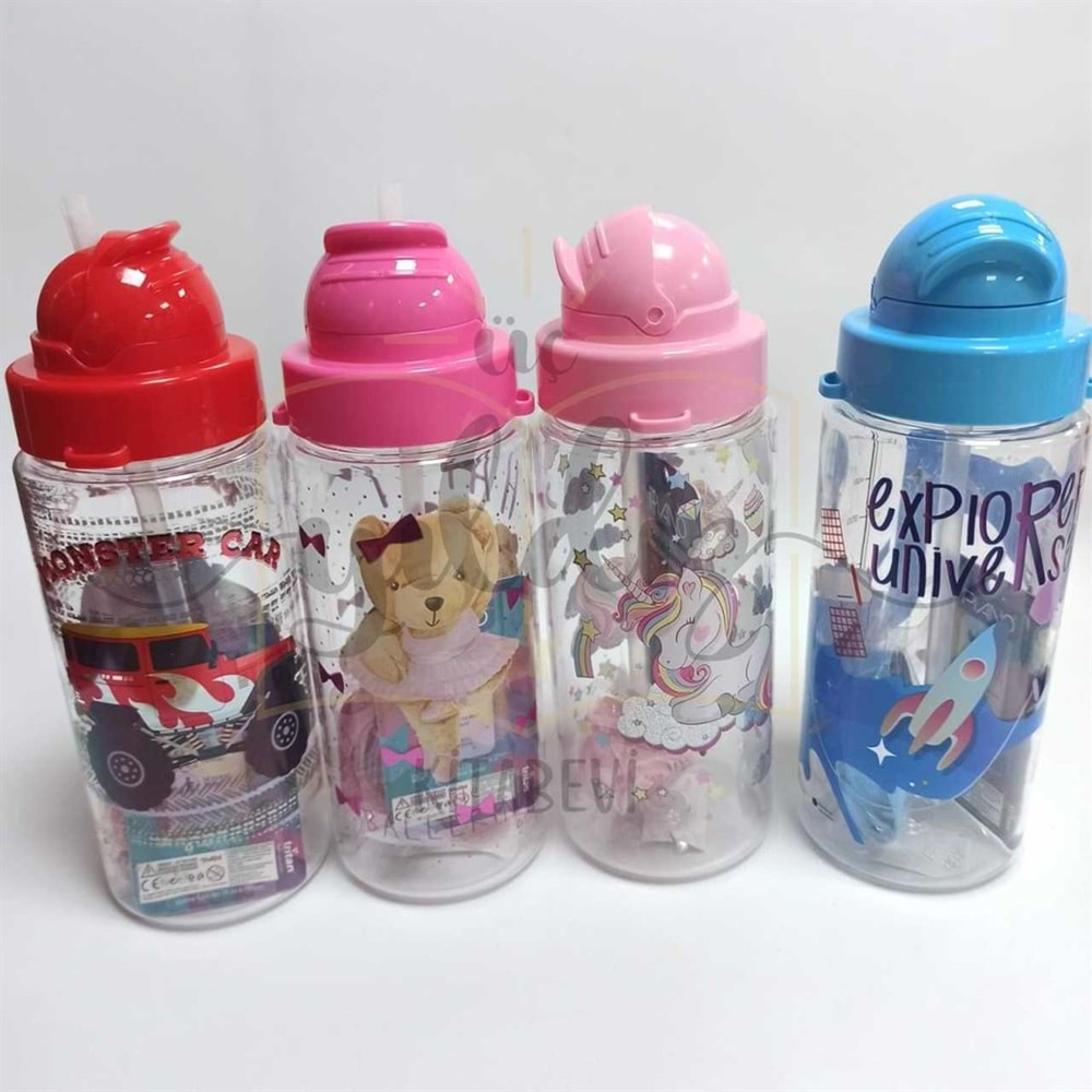 PIANO TRİTAN MATARA KIDS PİPETLİ 500 ML-PYMAT-86-477477