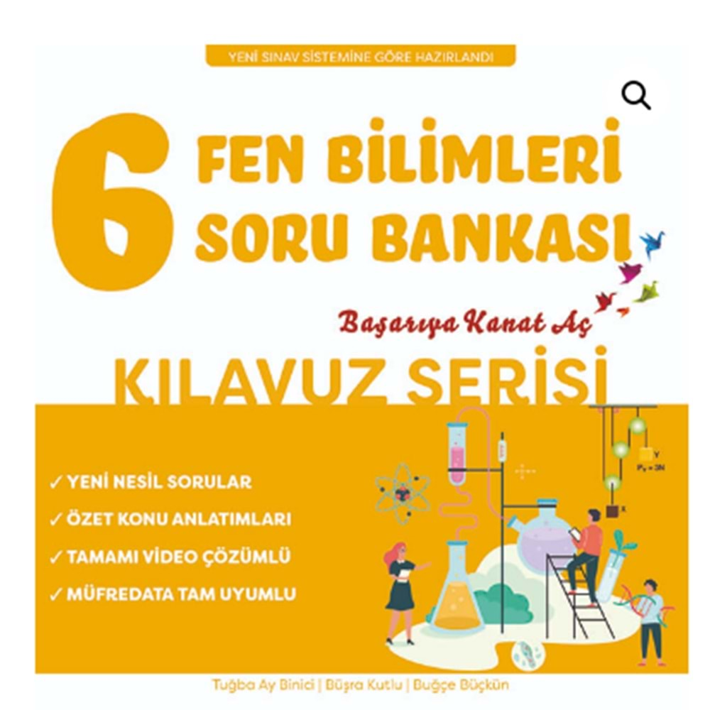 KORAY VAROL 6.SINIF KILAVUZ SERİSİ FEN BİLİMLERİ SORU BANKASI