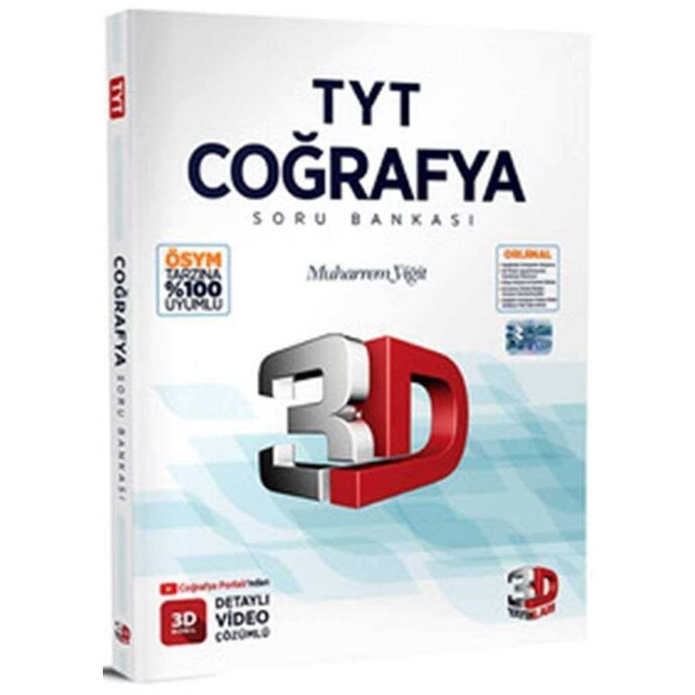 ÇÖZÜM TYT COĞRAFYA SORU BANKASI 3D-2025