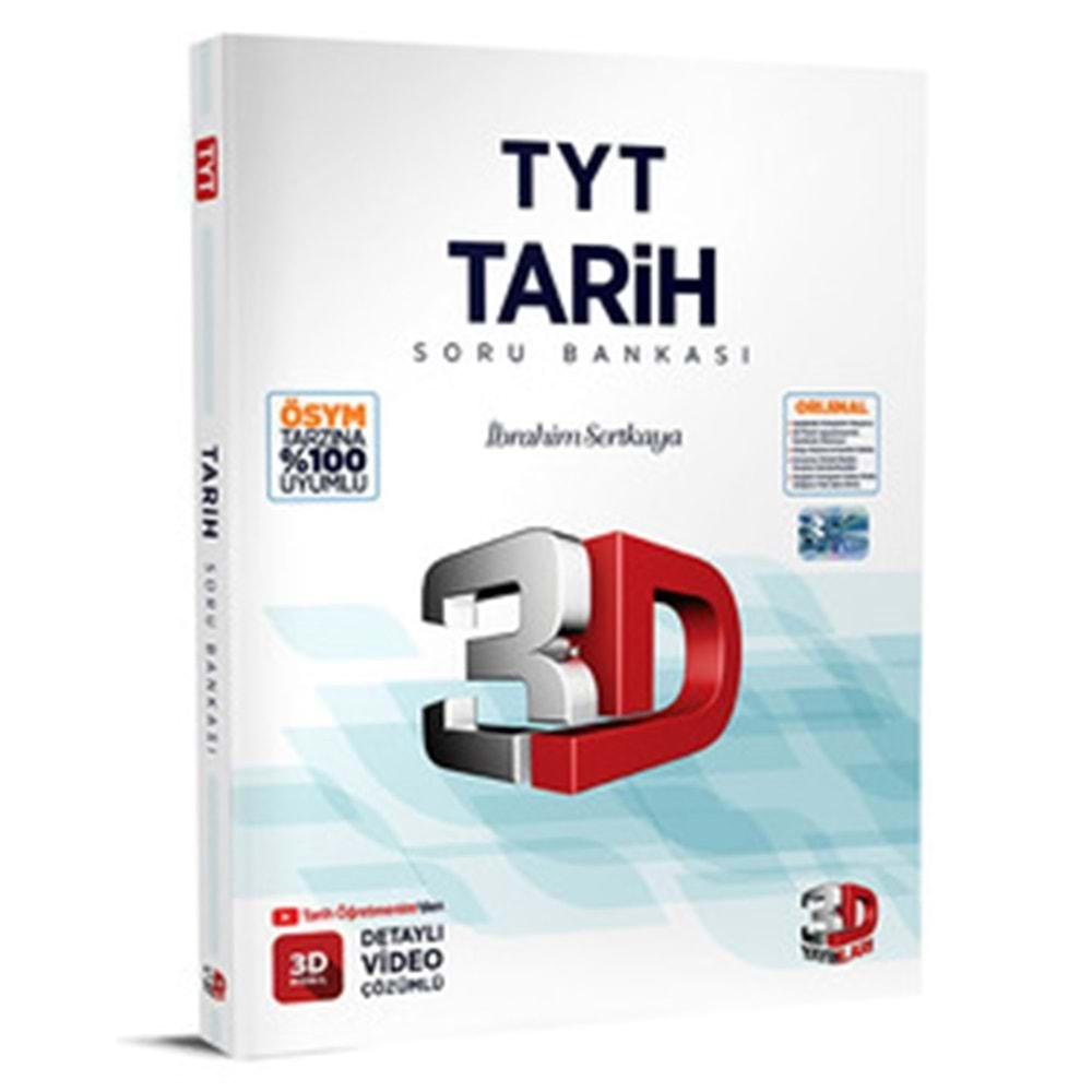 ÇÖZÜM TYT TARİH SORU BANKASI 3D-2024