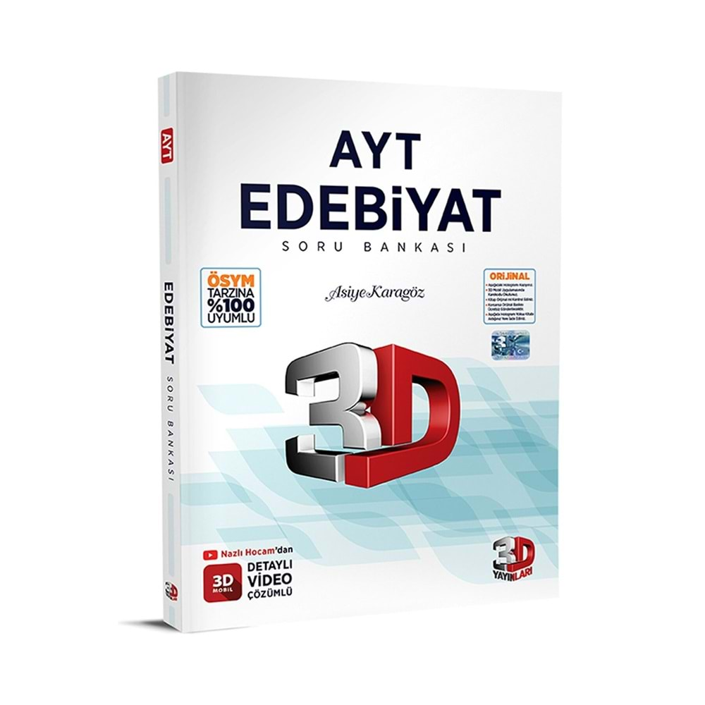 ÇÖZÜM AYT EDEBİYAT SORU BANKASI 3D-2025