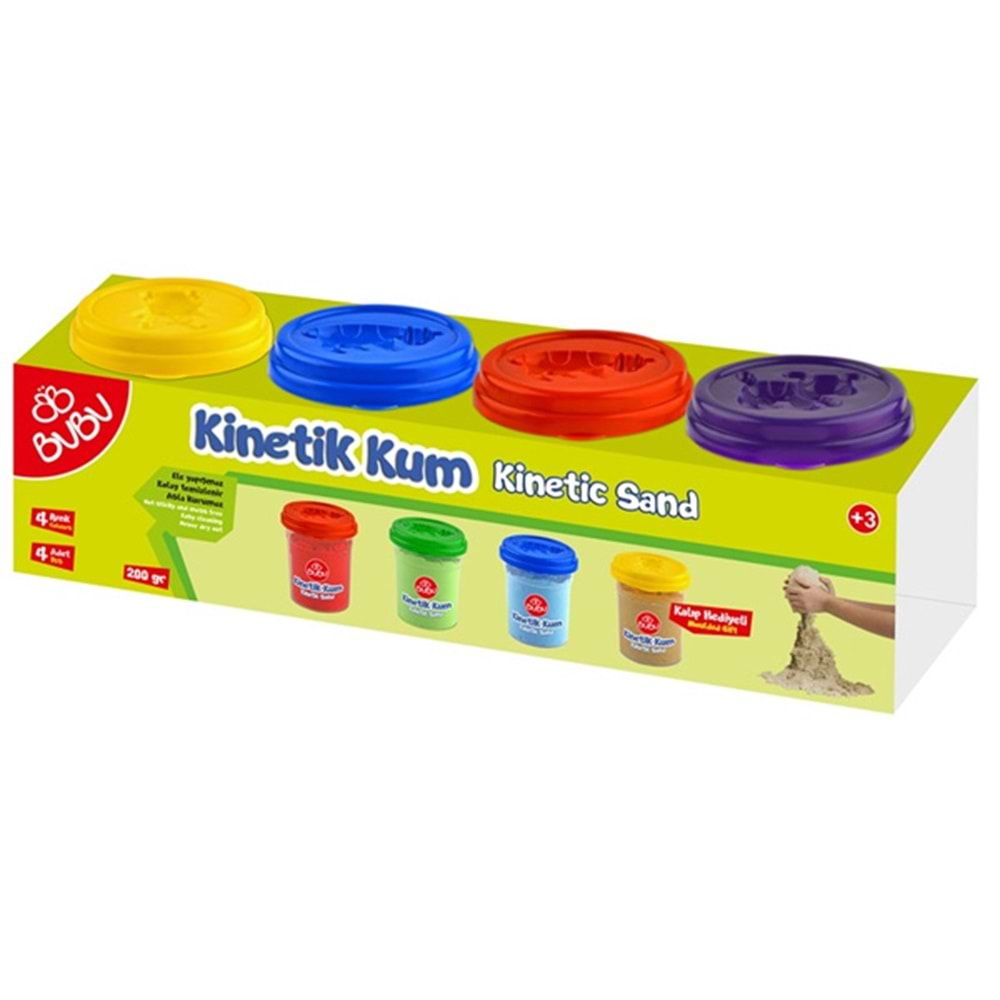 BU-BU KİNETİK KUM 4 LÜ-BUBU-KU0049