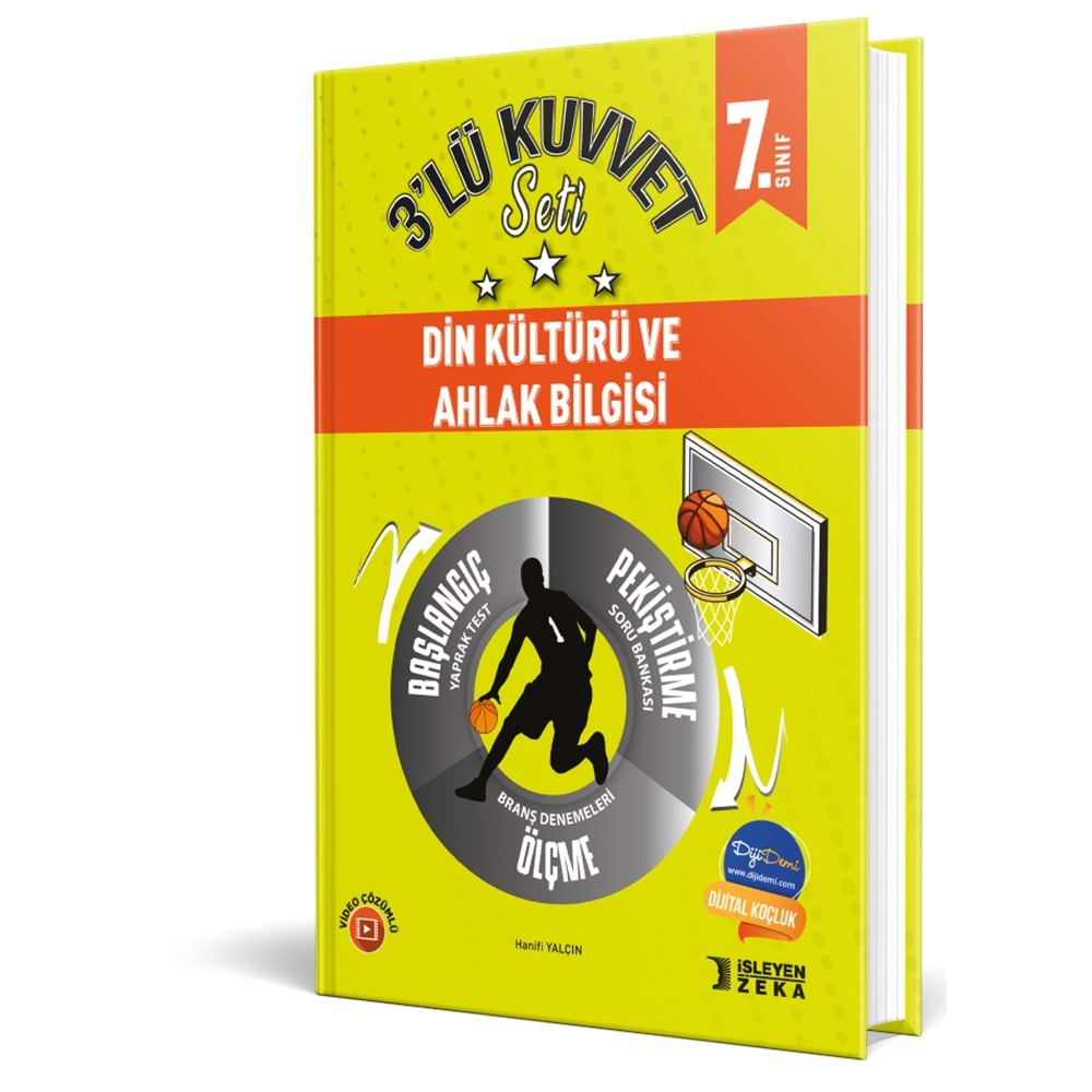 İŞLEYEN ZEKA 7.SINIF DİN KÜLTÜRÜ 3 LÜ KUVVET SETİ-2023