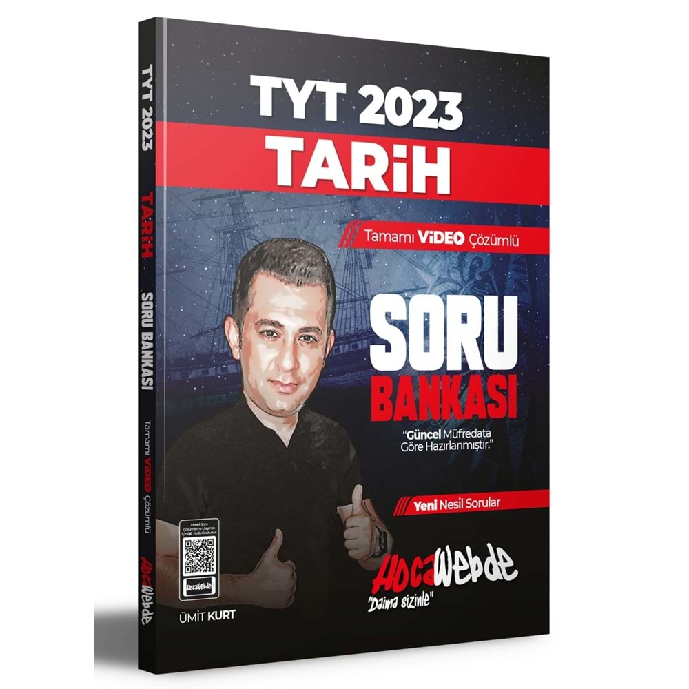 HOCAWEBDE TYT TARİH TAMAMI VİDEO ÇÖZÜMLÜ SORU BANKASI-2023