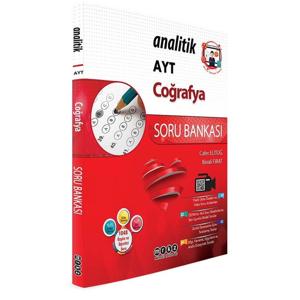 MERKEZ AYT ANALİTİK COĞRAFYA SORU BANKASI-2023