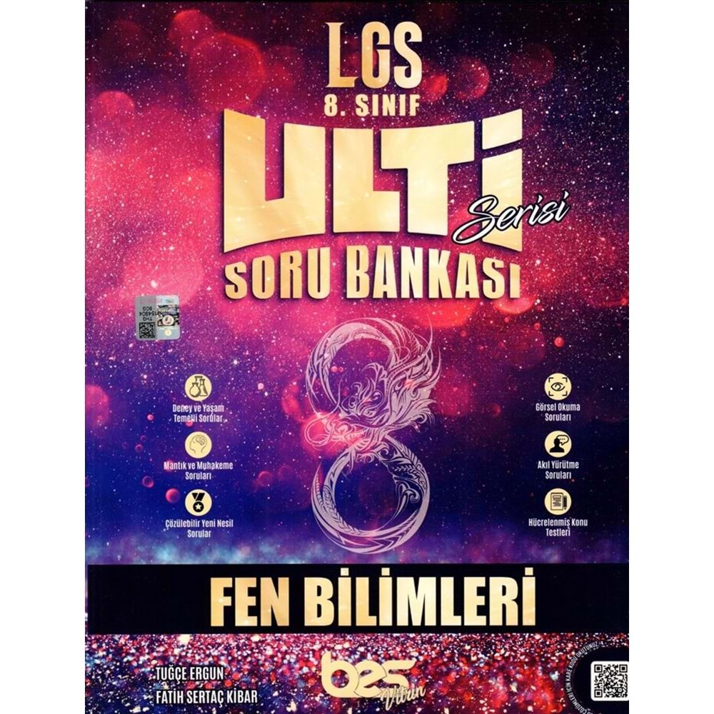 BES 8.SINIF LGS ULTİ SERİSİ FEN BİLİMLERİ SORU BANKASI-2023