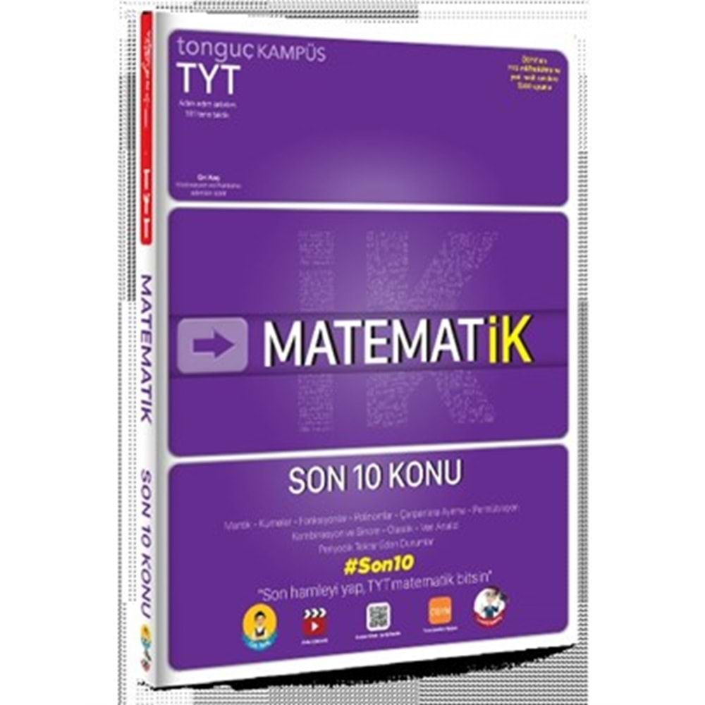 TONGUÇ TYT MATEMATİK SON 10 KONU