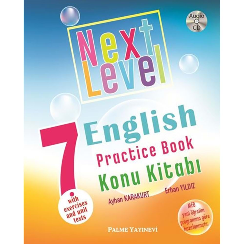 PALME 7.SINIF NEXT LEVEL ENGLİSH PRACTİCE BOOK KONU KİTABI