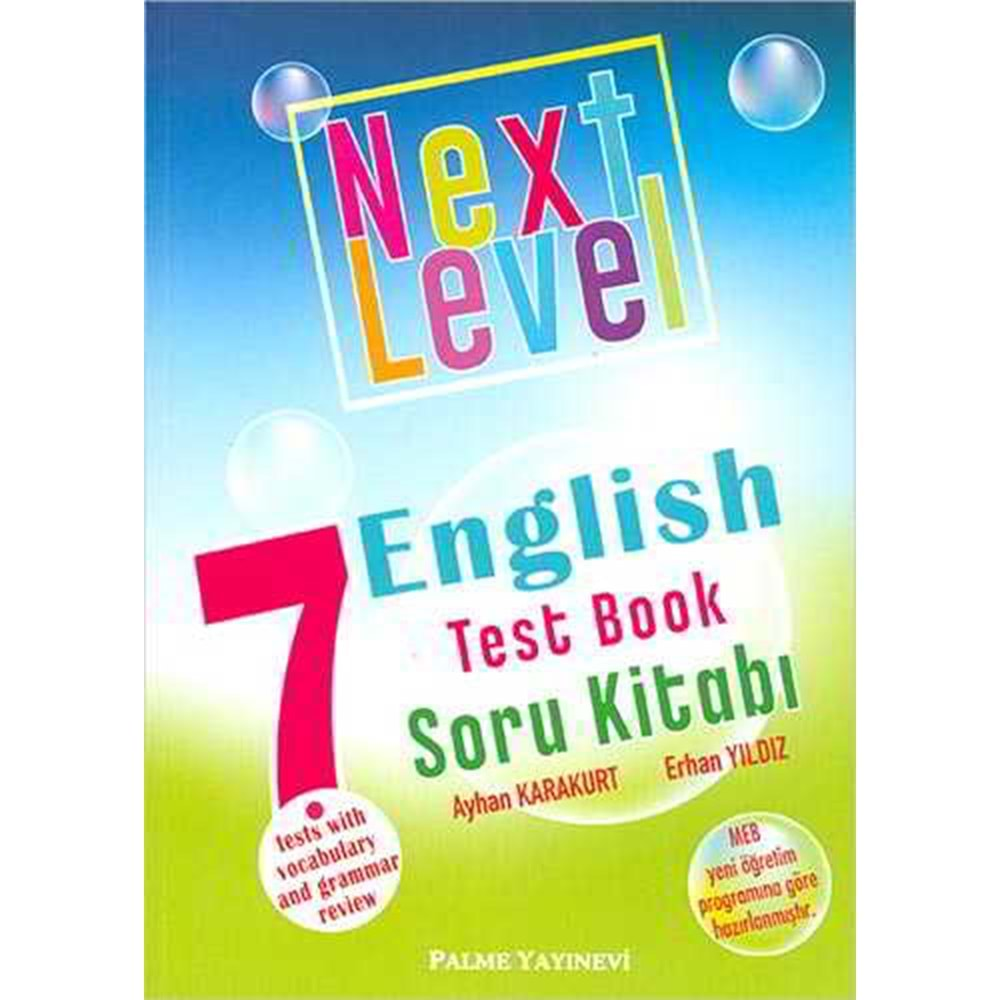 PALME 7.SINIF NEXT LEVEL ENGLİSH TEST BOOK SORU KİTABI