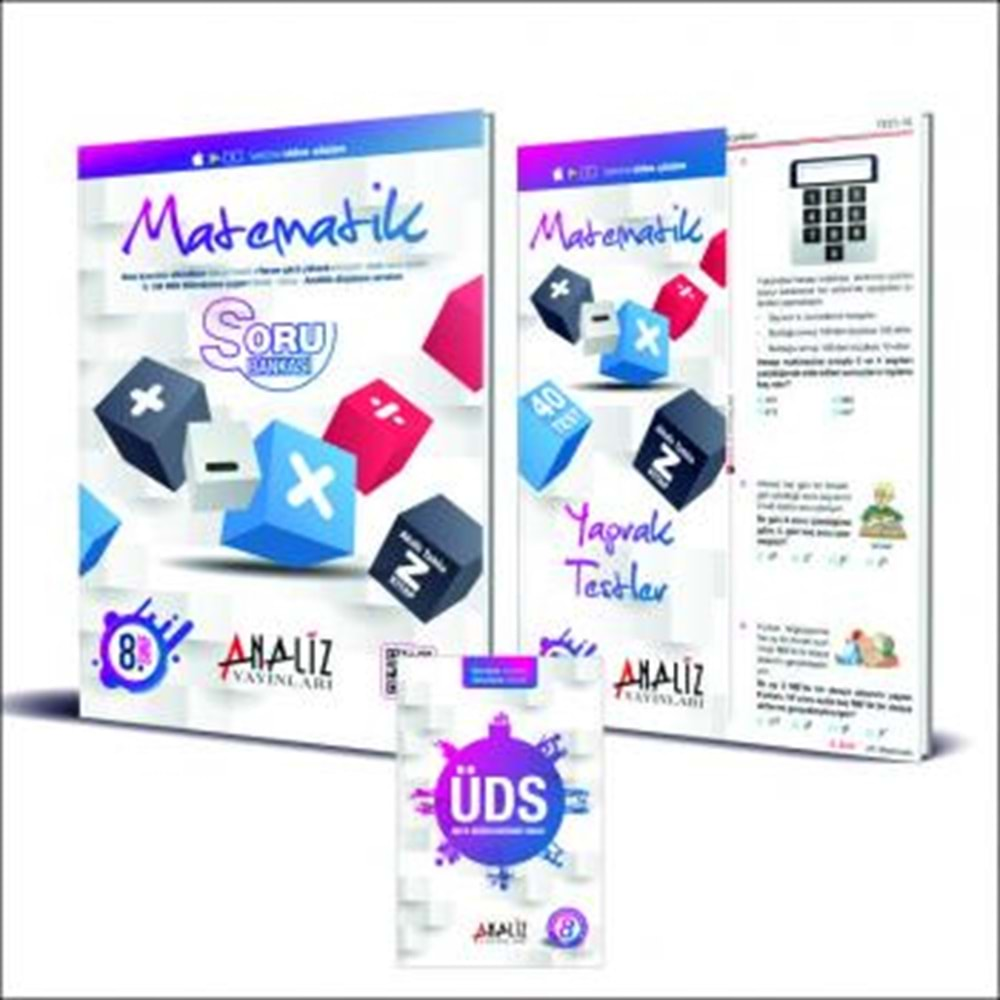 ANALİZ 8.SINIF MATEMATİK 3LÜ AVANTAJ PAKETİ