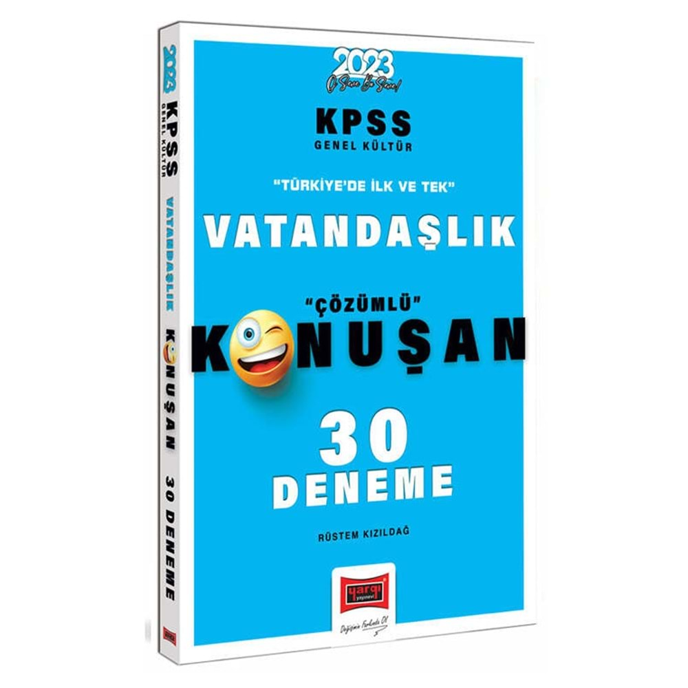 YARGI 2023 KPSS GENEL KÜLTÜR VATANDAŞLIK TAMAMI ÇÖZÜMLÜ KONUŞAN 30 DENEME