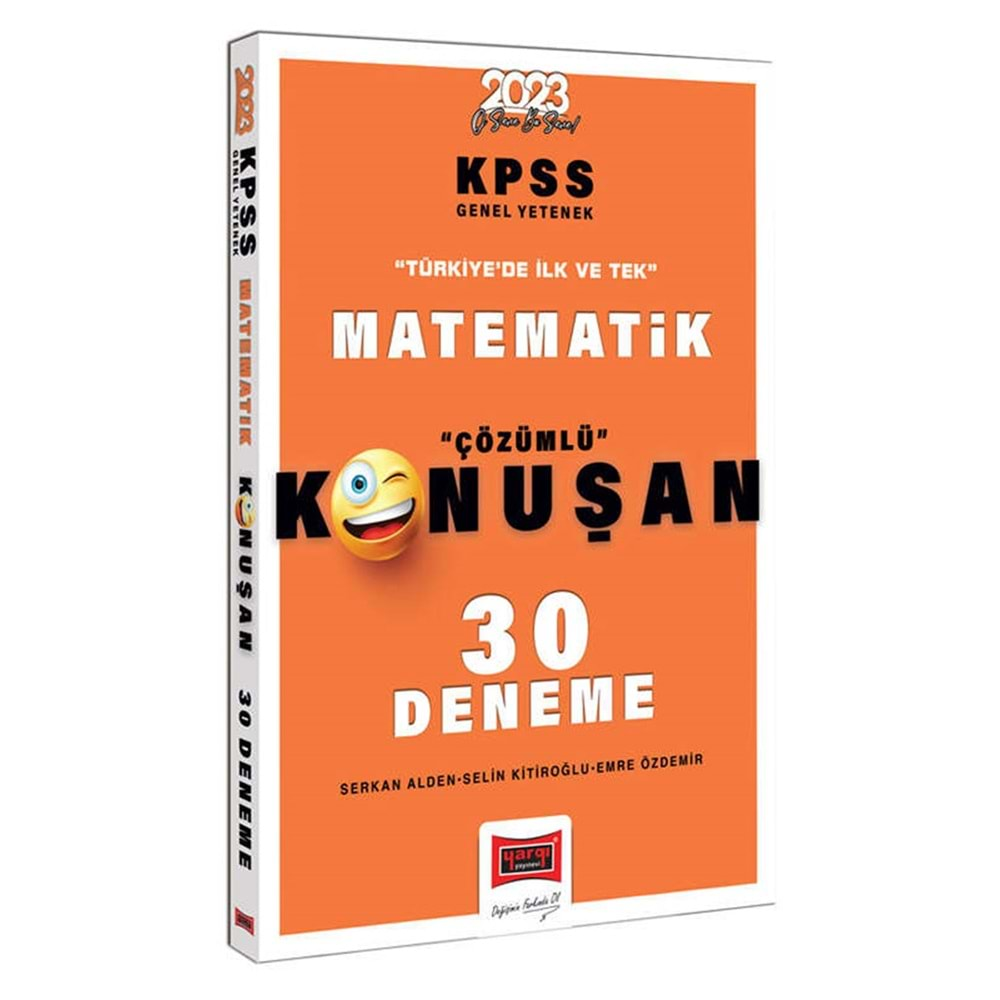 YARGI 2023 KPSS GENEL YETENEK MATEMATİK TAMAMI ÇÖZÜMLÜ KONUŞAN 30 DENEME