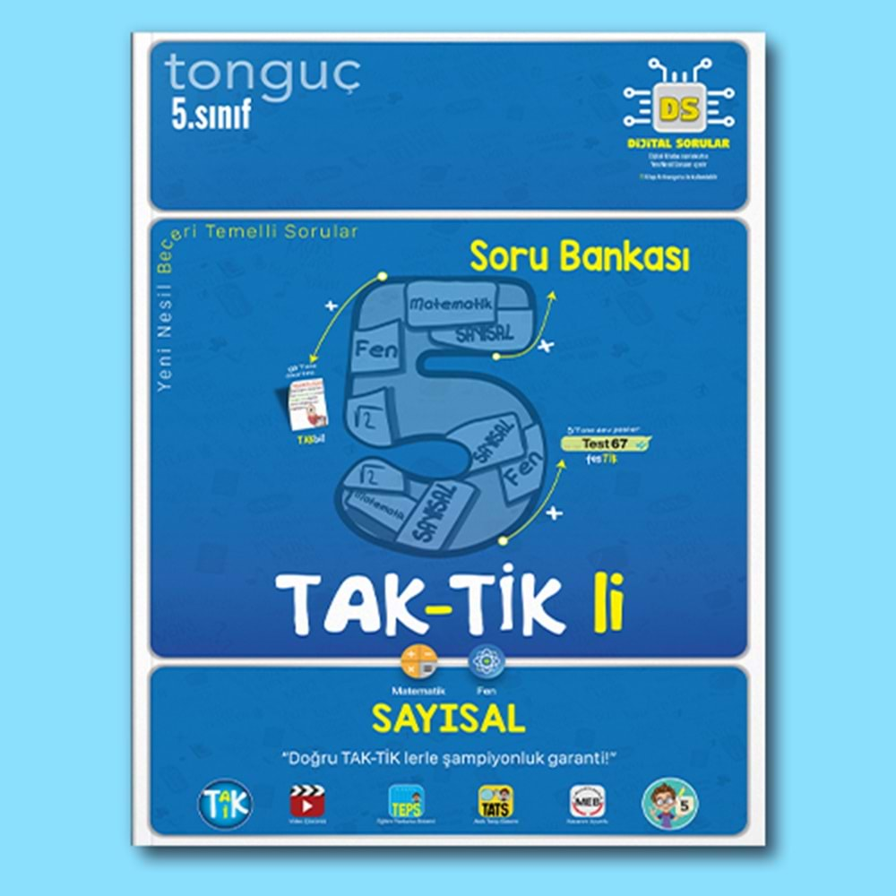 TONGUÇ 5.SINIF TAKTİKLİ SAYISAL SORU BANKASI