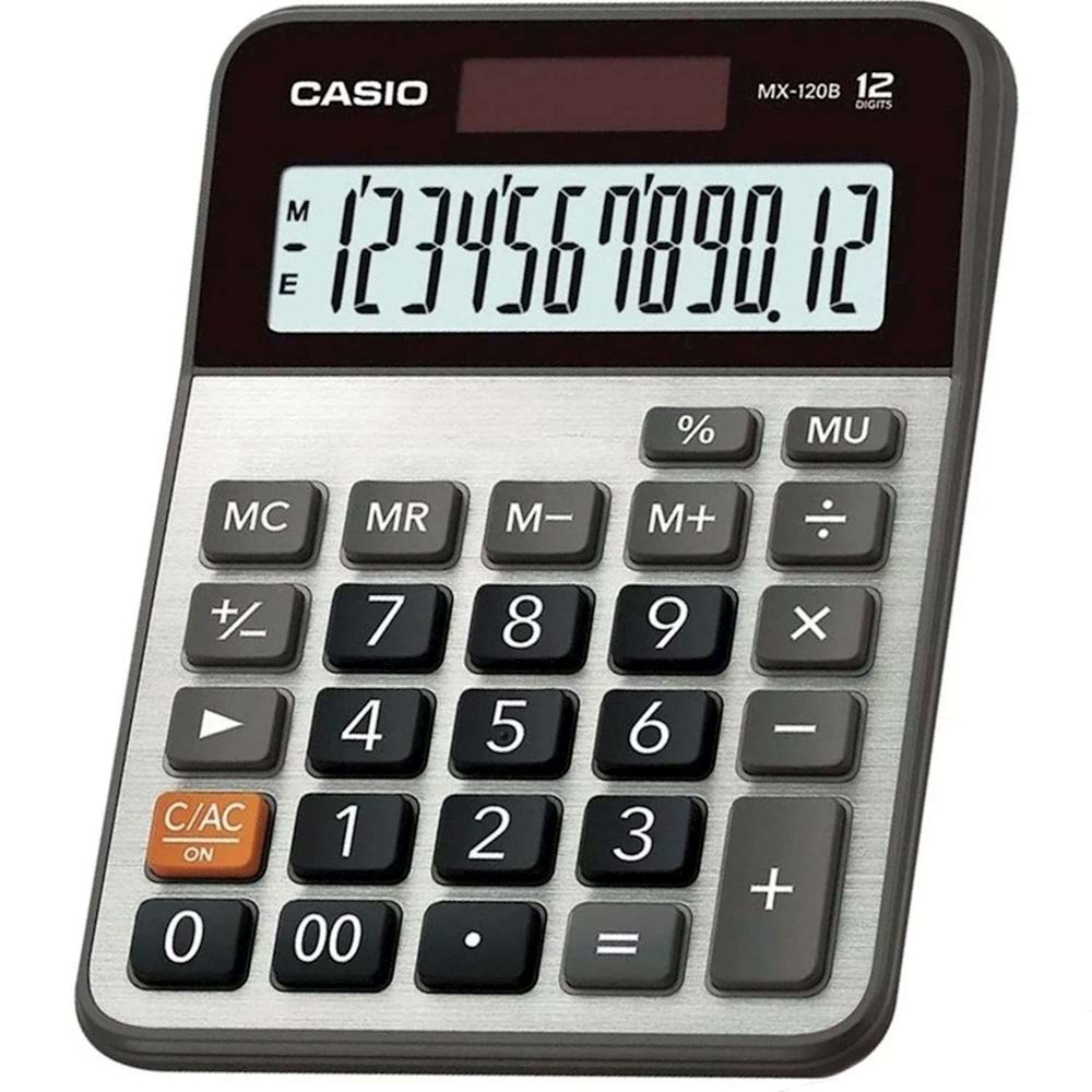 CASIO-MX-120B MASA TİPİ 12 HANE HESAP MAKİNESİ