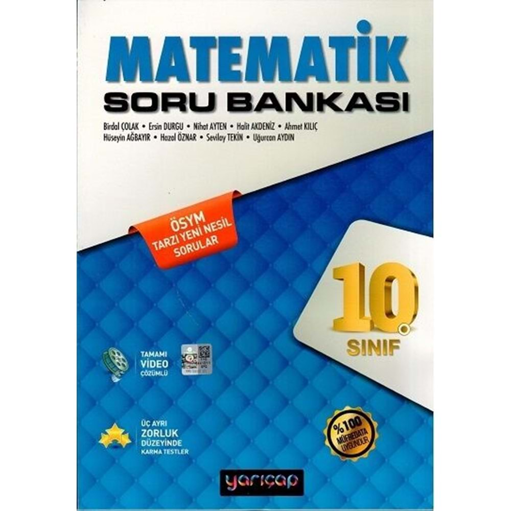 YARIÇAP 10.SINIF MATEMATİK SORU BANKASI-2023