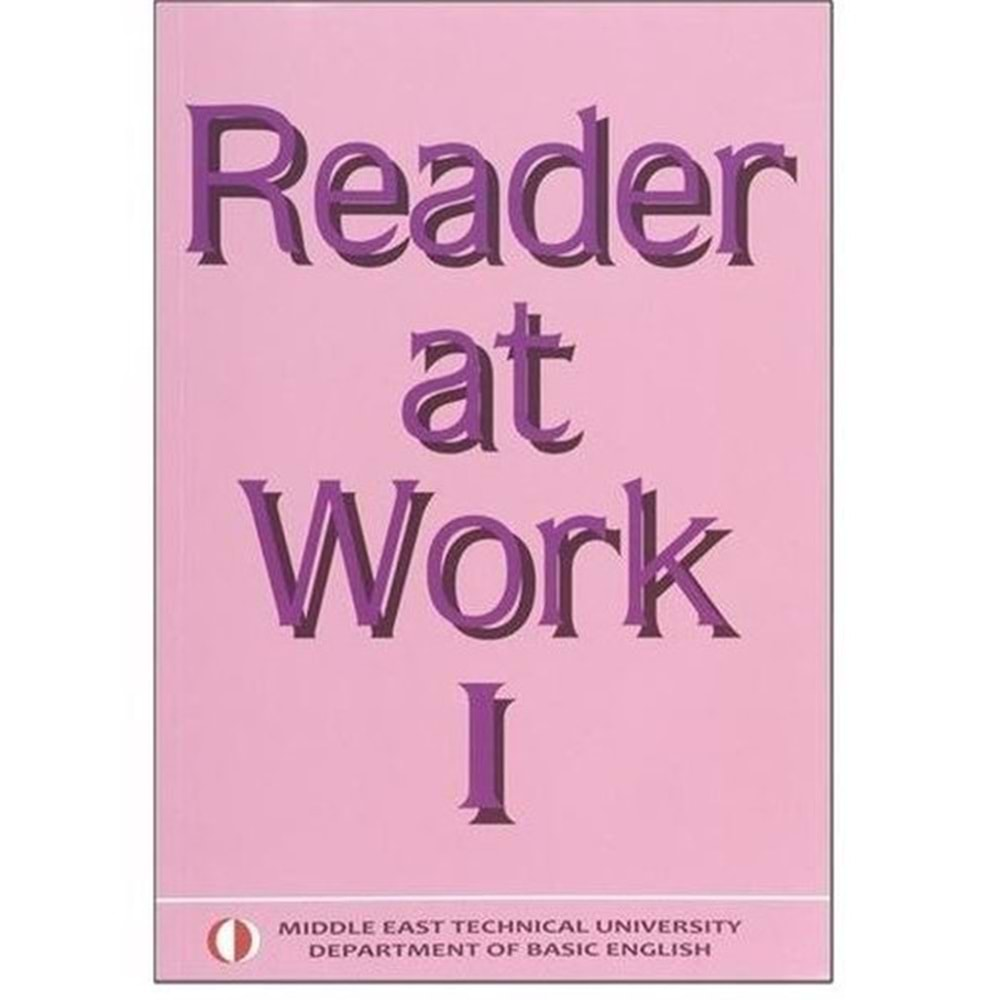 READER AT WORK 1-BÜLENT KANDİLLER-ODTÜ YAYINLARI