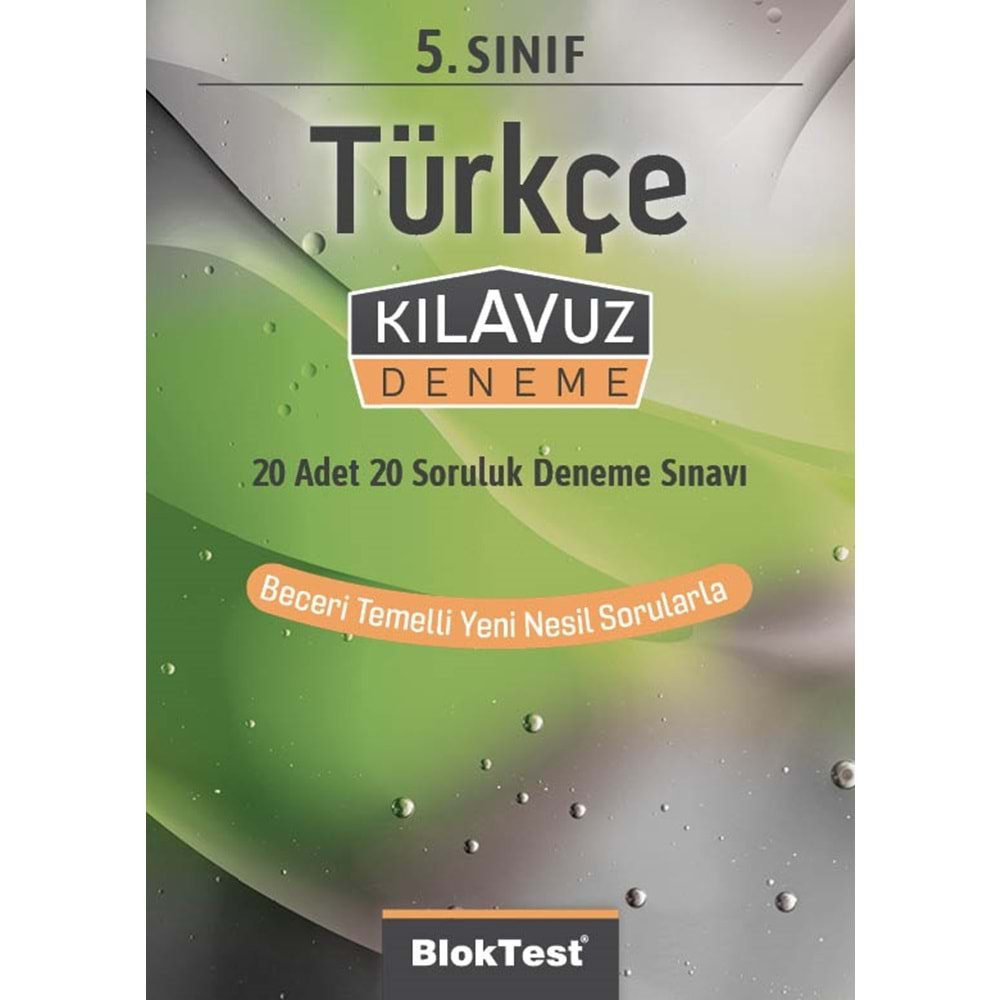 BLOKTEST 5.SINIF TÜRKÇE KILAVUZ DENEME