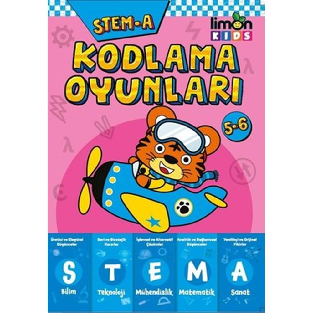 KODLAMA OYUNLARI-STEM-A 5 6 YAŞ-LİMON KİDS