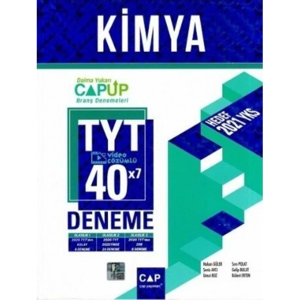 ÇAP TYT UP DENEME KİMYA (40*7) - 2022