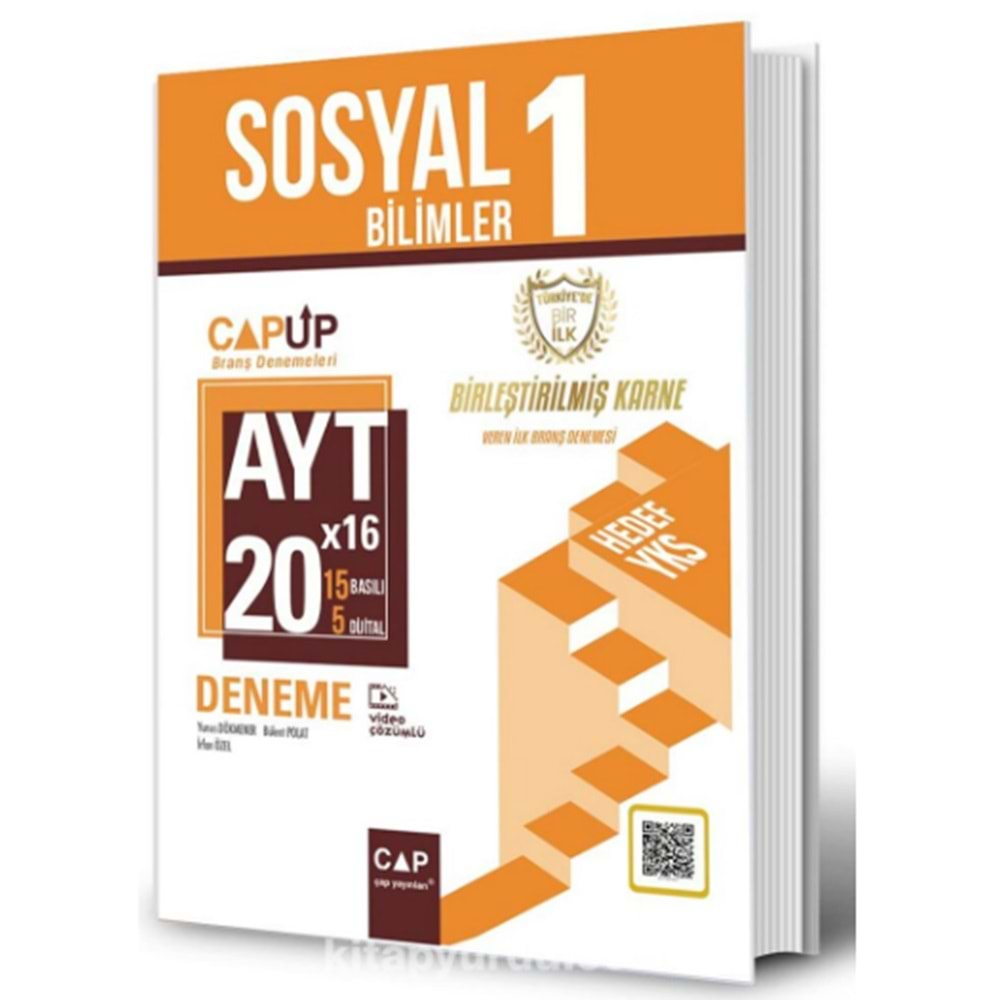 ÇAP AYT UP SOSYAL BİLİMLER-1 (20*16) DENEME-2024