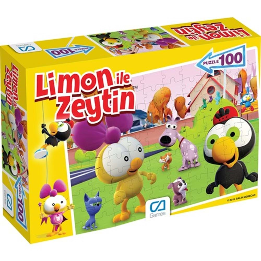 CA GAMES LİMON İLE ZEYTİN PUZZLE 100 PARÇA-CA.5084