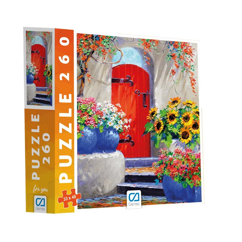 CA GAMES KIRMIZI KAPI PUZZLE 260 PARÇA 48*33 CM-CA.6001