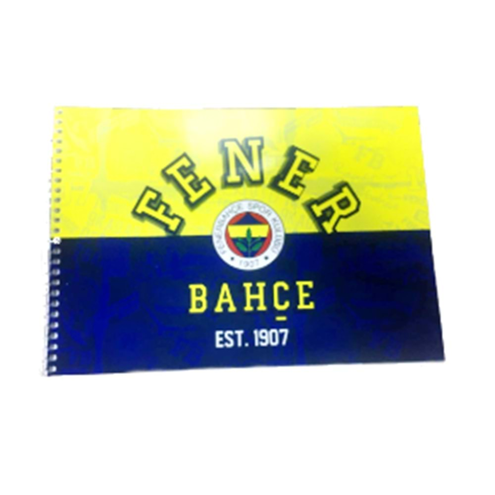 TİMON FENERBAHÇE RESİM DEFTERİ SPİRALLİ KARTON KAPAK 17*24 15 YP-463636