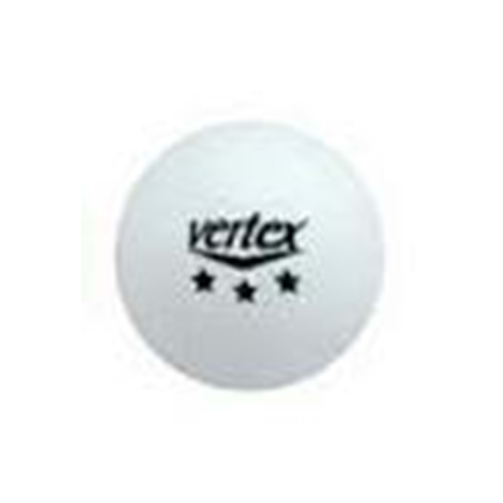 VERTEX PİNPON TOPU 3 YILDIZ BEYAZ-862