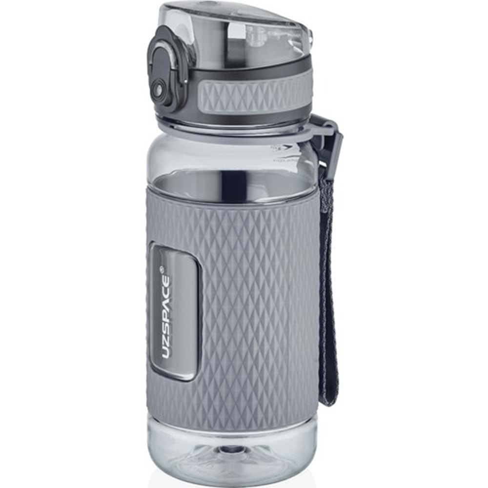 UZSPACE 400 ML TRITAN MATARA (GRAY)-5043