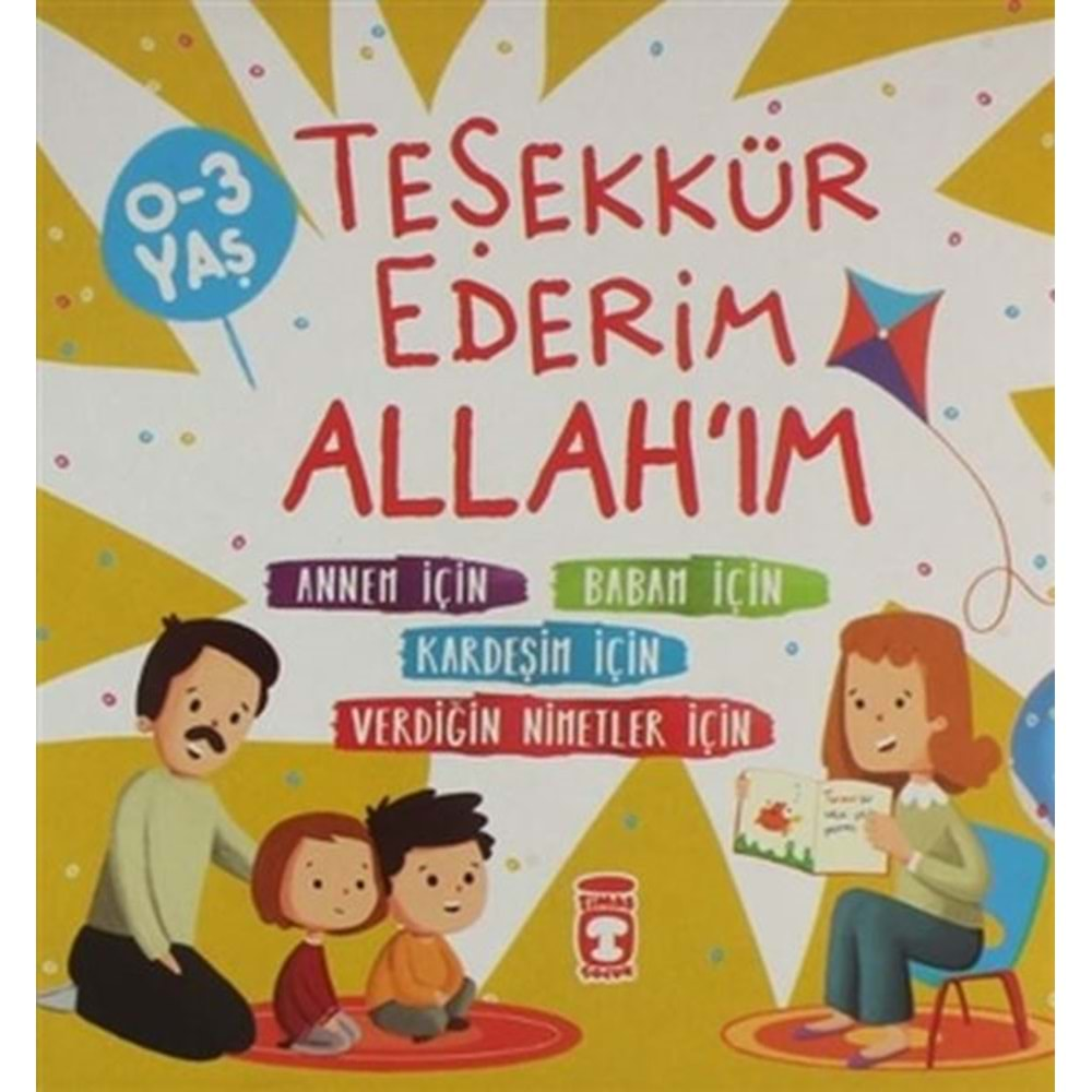 TEŞEKKÜR EDERİM ALLAH IM(4 KİTAP TAKIM)-TİMAŞ ÇOCUK